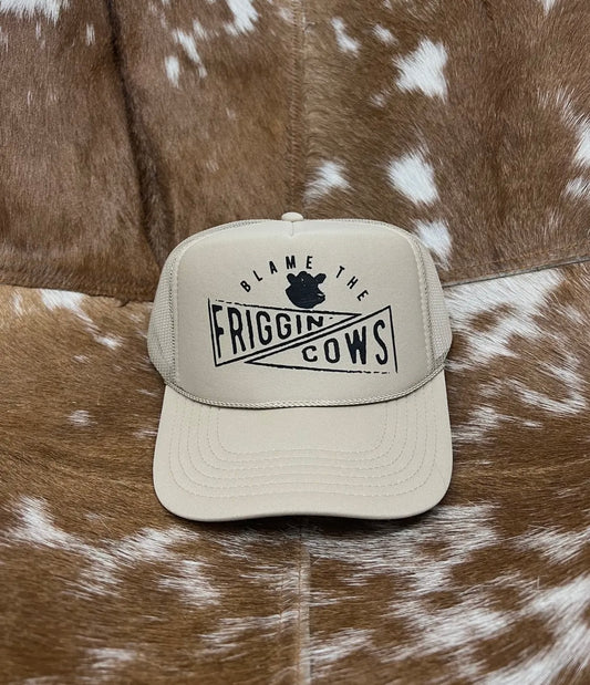 Blame the cows trucker