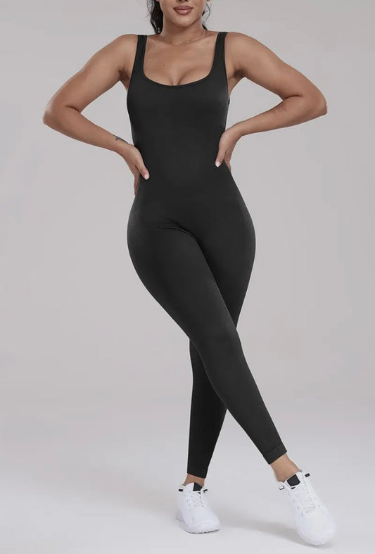One Piece Black Bodysuit