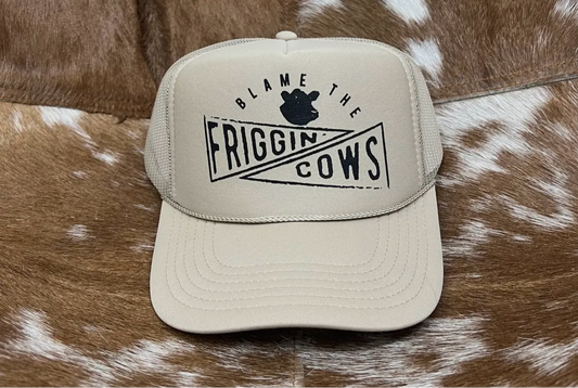 Blame the cows trucker