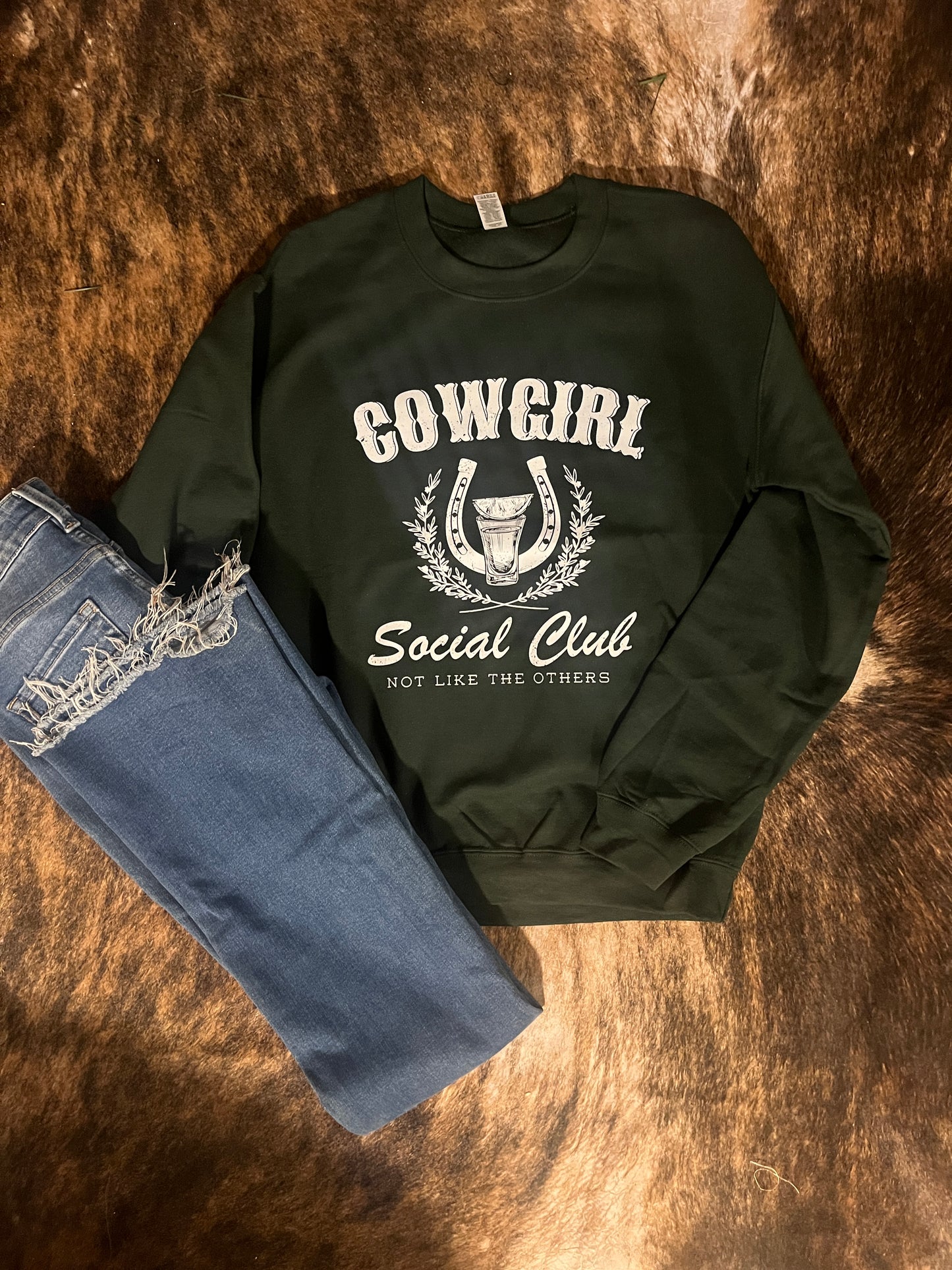 Cowgirl Club crewneck