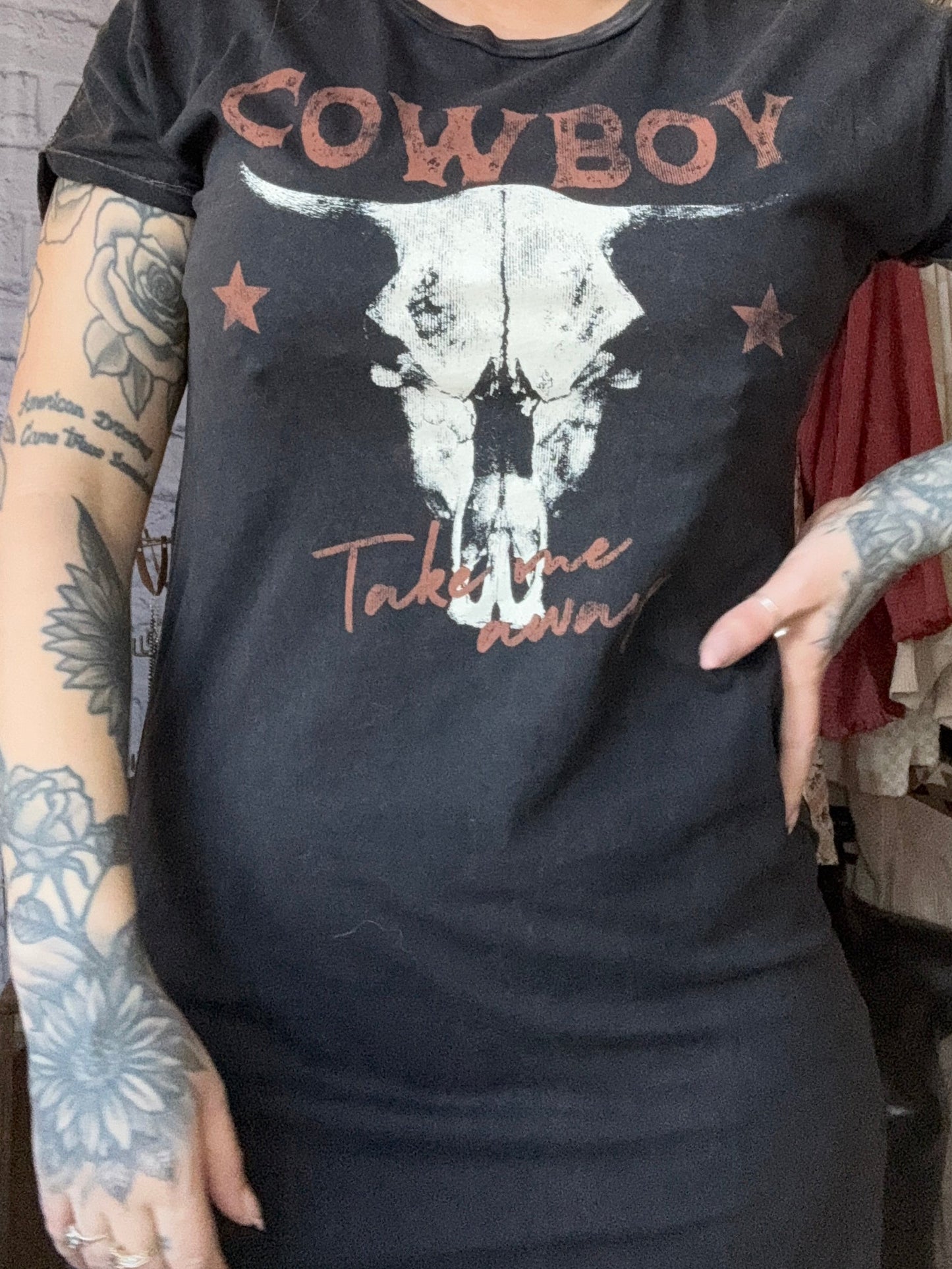 Cowboy T-Shirt Dress