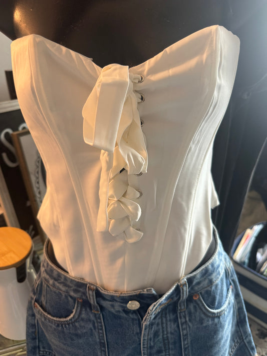 White Corset Top Spring/Summer 25